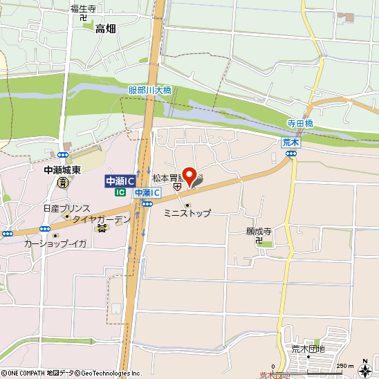 株式会社　上野タイヤ付近の地図